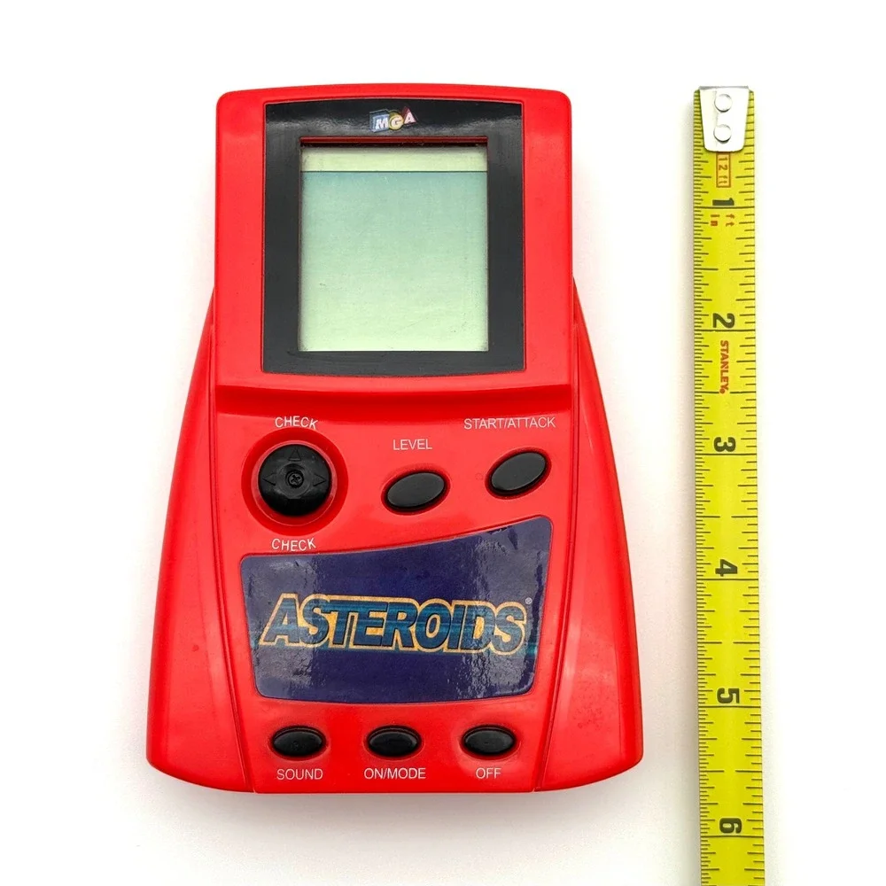 Asteroids Handheld Electronic Game MGA Entertainment Vintage 2001 Tested